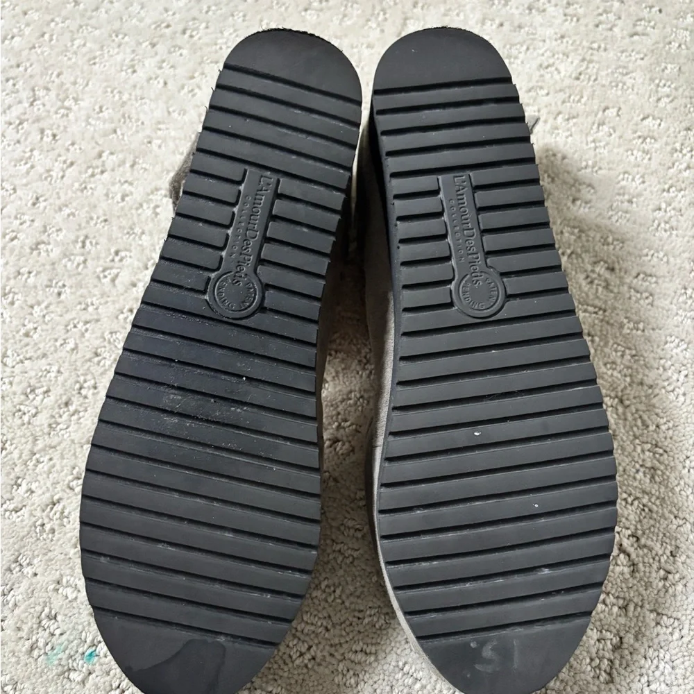 L'Amour des Pieds Women's Gray Platform Sandals 6.5 - Picture 6 of 7